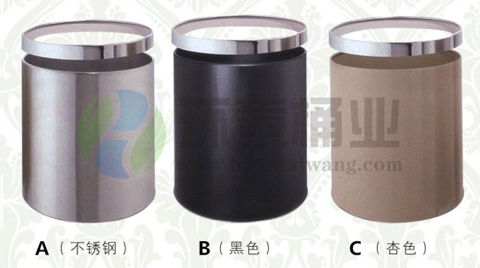 不銹鋼室內單層房間垃圾桶